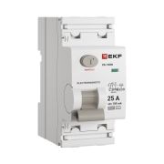 Выключатель дифференциального тока 2п 25А 100мА тип AC 6кА ВД-100N электромех. PROxima EKF E1026M25100