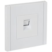 Розетка компьютерная RJ45 кат.5E FORTE&PIANO FP232 бел. IEK FP-K10-1-K01