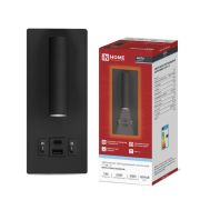 Светильник светодиодный NOTA P1565-30USB-BL 15Вт 6500К с подсветкой 3000К USB type C черн. IN HOME 4690612060187