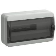 Корпус КМПн-18 TEKFOR IP65 черн. прозр. дверь пластик. IEK TF5-KP72-N-18-65-K03-K02