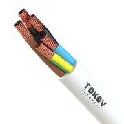 Провод TOKOV ELECTRIC ПВС 5х6(4х6+1х6) 380В Б (м) 1945508