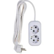 Удлинитель 2х3м с заземл. 13А IP20 Е-302 ПВС 3х1 АБС-пластик UNIVersal 9631973