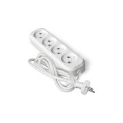 Удлинитель 4х2м без заземл. 6А IP20 У6-766М ПВС 2х0.75 UNIVersal 766М-02