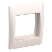 Рамка и суппорт универсальные на 2 мод. бел. PRIMER IEK CKK-40D-RU2-K01