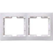 Рамка 2-м Кварта РГ-2-КБ горизонт. бел. GENERICA EMK20-K01-DM