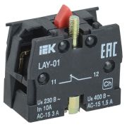 Блок контактный 1р для LAY5 KARAT IEK BDK11
