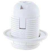 Патрон электрич. E27 с приж. кольцом пластик 4А 250В инд. упак. UNIVersal 7941418