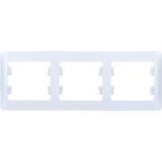 Рамка 3-м Glossa горизонт. бел. SE GSL000103