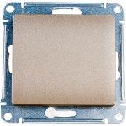 Переключатель проходной 1-кл. СП Glossa 10А IP20 (сх. 6) 10AX механизм титан SE GSL000461