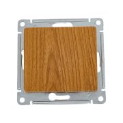 Выключатель 1-кл. СП Glossa 10А IP20 (сх. 1) 10AX механизм дерево дуб SE GSL000511