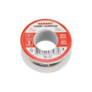 Припой с канифолью 100гр d2.0мм (Sn60 Pb40 Flux 2.2%) REXANT 09-3223