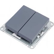 Переключатель проходной 2-кл. СП AtlasDesign 10А IP20 (сх. 6/2) 10AX механизм грифель SE ATN000765