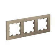 Рамка 3-м AtlasDesign универс. шампань SE ATN000503