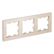 Рамка 3-м AtlasDesign универс. беж. SE ATN000203