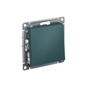 Переключатель проходной 1-кл. СП AtlasDesign 10А IP20 (сх. 6) 10AX механизм изумруд SE ATN000861
