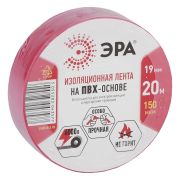 Изолента ПВХ 19ммх20м красн. ЭРА C0036541