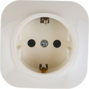 Розетка 1-м ОП 16А IP20 с заземл. сл. кость IONICH 1433