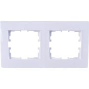 Рамка 2-м Karina горизонт. бел. LEZARD 707-0200-147