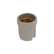 Патрон E27 подвесной керамика бел. (х50) (50/400/5600) Эра Б0043694