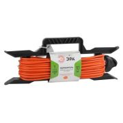 Удлинитель-шнур на рамке 1х10м без заземл. 10А IP20 UFx-1-2х1.0-10m ПВС 2х1 Эра Б0043039