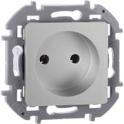 Розетка 1-м СП Inspiria 16А IP20 250В 2P механизм алюм. IEK 673712