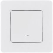 Выключатель 1-кл. Inspiria 10А IP20 250В 10AX с подсветкой/индикацией механизм бел. IEK 673610