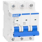 Выключатель автоматический модульный 3п C 10А 4.5кА NXB-63S (R) CHINT 296826