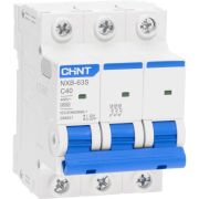 Выключатель автоматический модульный 3п C 40А 4.5кА NXB-63S (R) CHINT 296831