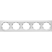 Рамка 5-м Florence бел. 1E52501300 OneKeyElectro 2172786