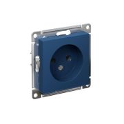 Розетка AtlasDesign 16А без заземл. без шторок механизм аквамарин SE ATN001141