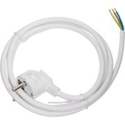 Шнур электрический с угловой вилкой 16А 3500Вт ПВС 3х1.5кв.мм 1.5м бел. Rexant 11-1323