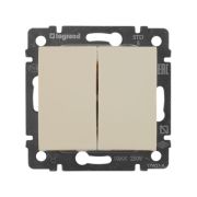 Выключатель 2-кл. СП Valena 10А IP31 250В механизм сл. кость IEK 774305