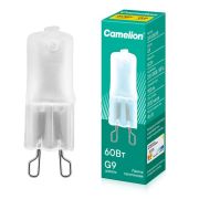 Лампа галогенная 60Вт капсульная матовая G9 3000К 240В Camelion 5557