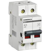 Выключатель нагрузки (мини-рубильник) 2п 40А ВН-32 GENERICA MNV15-2-040