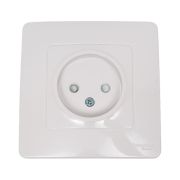 Розетка 1-м СП Blanca 16А IP20 250В без заземл. защ. шторки бел. SE BLNRS000111