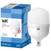 Лампа светодиодная HP 65Вт 230В 6500К E40 IEK LLE-HP-65-230-65-E40