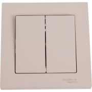 Выключатель 2-кл. AtlasDesign (сх.5) 10AX в сборе песочн. SE ATN001252