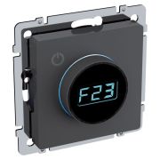 Термостат электронный с индик. BRITE СП IP20 ТС10-1-БрГ механизм графит IEK BR-RT11-K53