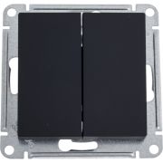 Переключатель перекрестный 2-кл. AtlasDesign 2хсх.7 10АХ механизм карбон SE ATN001073