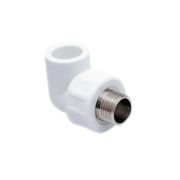 Угольник комбинированный PPR наружн. резьба 32х1 бел. RTP 10803